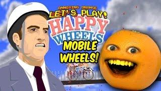 Annoying Orange - Happy Wheels iOS Mobile Wheels