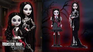  Morticia and Wednesday  The Addams Family Monster High x Skullector Doll Set Review