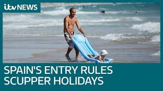 Spains Covid jab entry rules scupper British half-term holidays  ITV News