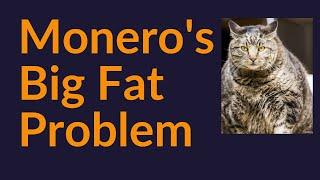 Moneros Big Fat Problem