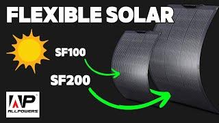 FLEXIBLE Solar Panels from AllPowers Tested SF100w and SF200w