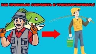 Как правильно сохранить и транспортировать пойманную рыбу? Хитрости Рыболова #6