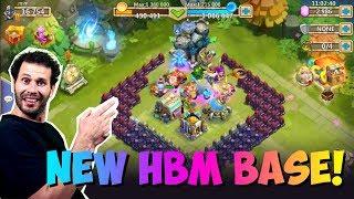 New F2P HBM Base Set Up LETS GO Castle Clash