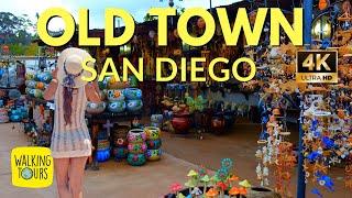 Old Town San Diego 2019  Restaurants and Museums  Best Mexican Food in San Diego  4K Ultra HD