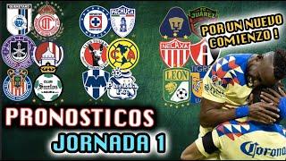  PRONOSTICOS JORNADA 1 CLAUSURA 2024 LIGA MX - Quiniela Futbol Mexicano PREDICCIONES  