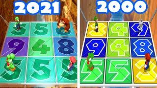 Mario Party Superstars vs Mario Party 7 - Luigi vs Donkey Kong vs Yoshi vs Mario Compare Minigames