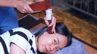 ASMR Hammer Massage  Traditional Thai “Tok Sen” Therapy  นวดตอกเส้นตำรับไทย