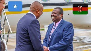 Crucial bilateral talks planned as Somalias PM Barre lands in Nairobi.