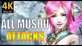 WARRIORS OROCHI 4 ULTIMATE  無双OROCHI3 ULTIMATE  ALL MUSOU ATTACKS NEW CHARACTERS『4K - 60 FPS』