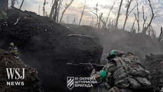 Watch Ukrainian Troops in Fierce Trench Battle Near Bakhmut  WSJ News