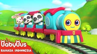 Keteta Kecil Jalan & Nyanyi Lagu Bahagia  Lagu Anak-anak  Kartun Anak  BabyBus Bahasa Indonesia