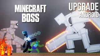 Upgrade Android vs MINECRAFT BOSSES More than the Warden Mod