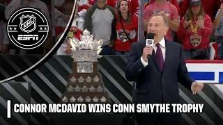 Connor McDavid is awarded the Conn Smythe Trophy despite Oilers Stanley Cup loss  NHL on ESPN