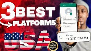 3 Best Platforms To Get FREE USA NUMBER 2024 FREE USA Number