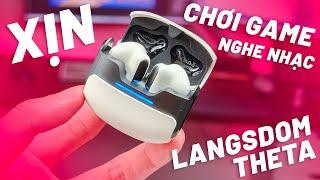 REVIEW TAI NGHE LANGSDOM THETA - THIẾT KẾ ĐẸP CHẤT ÂM TỐT CHƠI GAME NGHE NHẠC TỐT GIÁ 300K