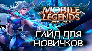 ГАЙД ДЛЯ НОВИЧКОВ MOBILE LEGENDS BANG BANG МОБАЙЛ ЛЕГЕНД ОСНОВЫ ИГРЫ