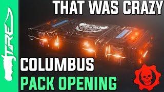 THAT WAS CRAZY - Gears of War 4 Gear Packs Opening - 4 COLUMBUS SUPPORTER PACKS GoW 4 Gear Packs