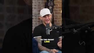 Justin Gaethje On The Front Line Of WAR  #dustinpoirier #ufcfighter #theovon #ufc #mma