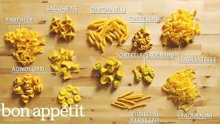 How to Make 29 Handmade Pasta Shapes With 4 Types of Dough  Handcrafted  Bon Appétit