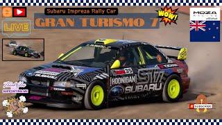 Gran Turismo 7 LIVE now in my Subaru Rally Car