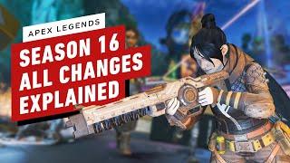 Apex Legends Season 16 ALL Legend Class Reworks and Patch Notes Explained