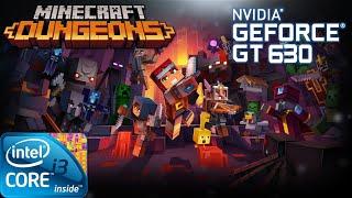 Minecraft Dungeons  Gameplay ON GT630 2GB DDR3 HD