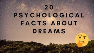 20 Psychological Facts About Dreams Dream Facts Psychology Facts