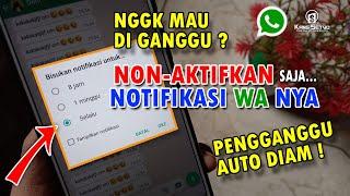 Cara Menonaktifkan Notifikasi WA Hanya 1 Orang Saja