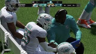 Madden 22  Miami Dolphins vs Jacksonville Jaguars - Full Game Simulation PS5