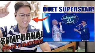 Salma X Judika - Medley Songs  Spektakuler Show 10  INDONESIAN IDOL 2023  SINGER REACTION