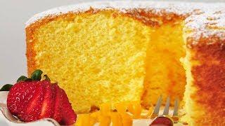 Orange Chiffon Cake Classic Version - Joyofbaking.com