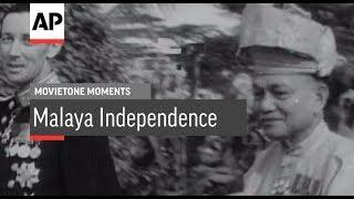 Malaya Independence - 1957  Movietone Moment  31 Oct 18