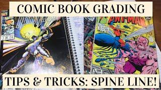 Comic Book Grading Tips  Check those modern comics for a color break line along the spine