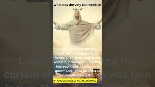 Last Word Of Jesus @FamousFacesOfficialChannel