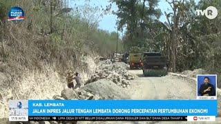 Pembangunan Jalan Jalur Tengah Lembata Buka Isolasi Desa Terpencil - TVRI NTT