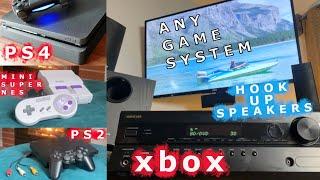 Hook up ANY Game Console to TV and Surround Sound