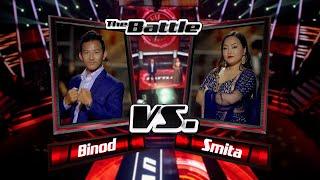 Binod Vs Smita Jaba Sajha Parcha  The Voice of Nepal Season 5 -2023