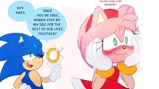 Casual... Proposal? - Sonic x Amy Sonamy Comic Dub Compilation