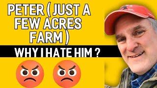 Why I Hate Peter From Just a Few Acres Farm ?  Chickens  Farmall  Pig Hay