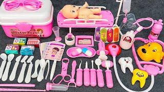 66 Minutes Satisfying with Unboxing Cute Pink Bunny Doctor Play Set Dentist Toys Kit  Review Toys