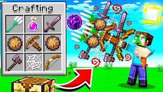 CRAFTING THE ULTIMATE MINECRAFT WEAPON 9999x stronger