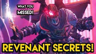 Destiny 2 - THIS GOES HARD New Enemy Species Secret Tower and Revenant Trailer Breakdown