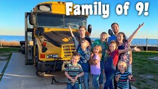 Skoolie Bus Tour for a family of 9