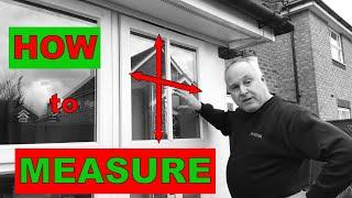 how to measure broken double glazing unit without removing 