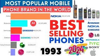 Most Popular Mobile Phone Brands 1993 - 2024  best selling phone brand 2024  cellphone Ranking