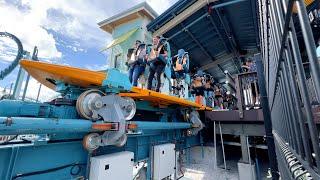 Full POV NEW PROTOTYPE Surf Coaster at SEAWORLD