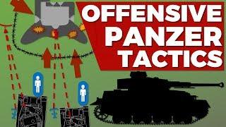 German Panzer Tactics WW2 - Attack