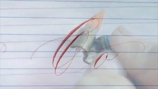 HOW TO WRITE COPPERPLATE CALLIGRAPHY ALPHABET A Z BY SUZANNE CUNNINGHAM