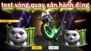 Free fire test vòng quay hành động săn hành động racingboy