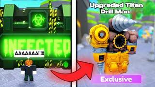 I GOT TITAN DRILL MAN FOR FREEI NEW UPDATE   Roblox Toilet Tower Defense
